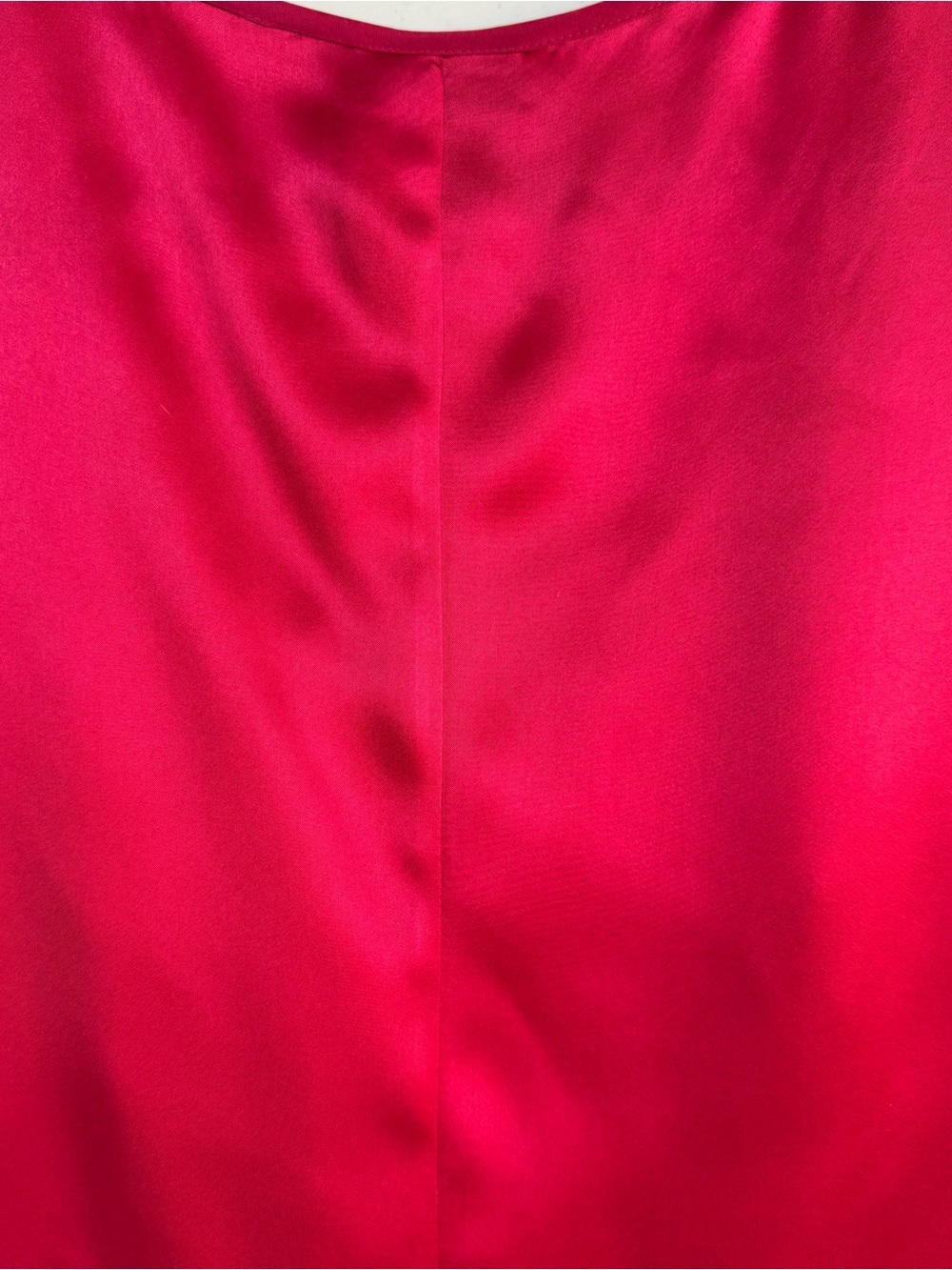 Talbots Red Silk Layered Ruffle Sleeveless Shell - Picture 5 of 6